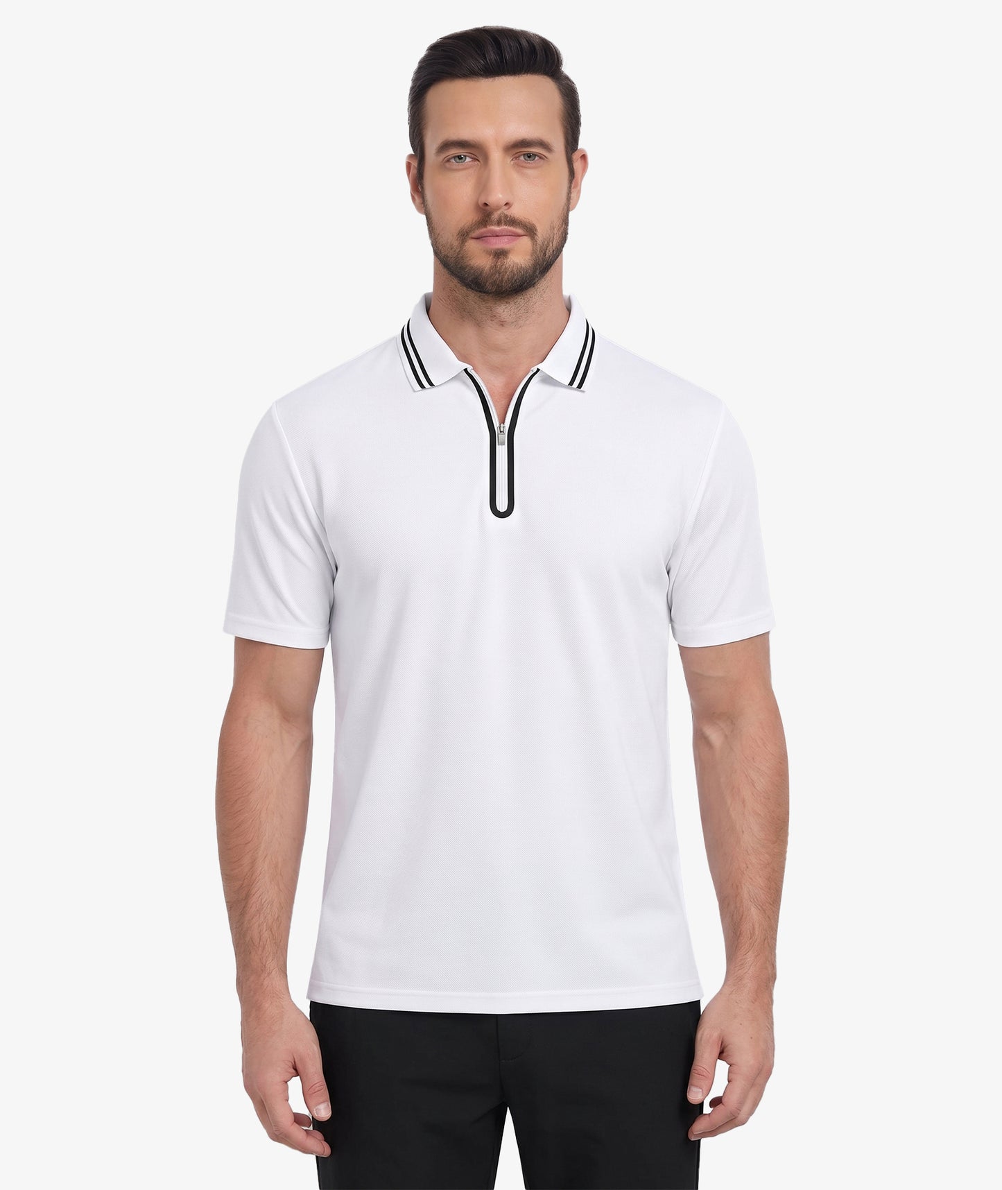 Zip Collar Performance Polo