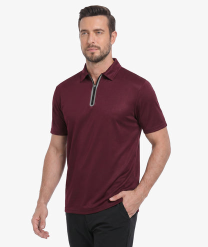 Zip Collar Performance Polo