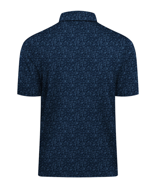 Night Drift Golf Polo