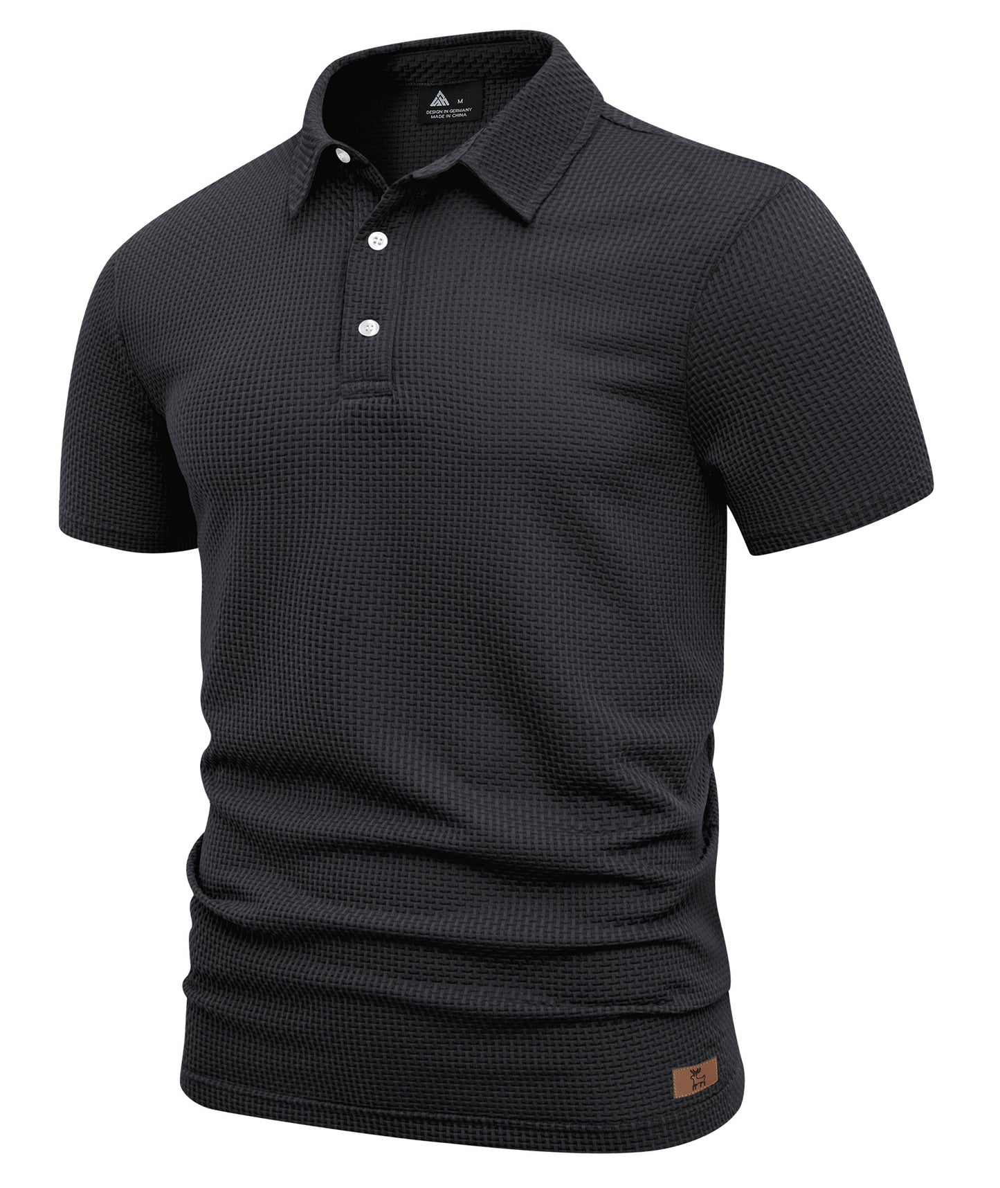 Waffle Knit Performance Polo