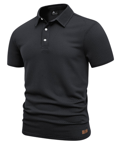 Waffle Knit Performance Polo