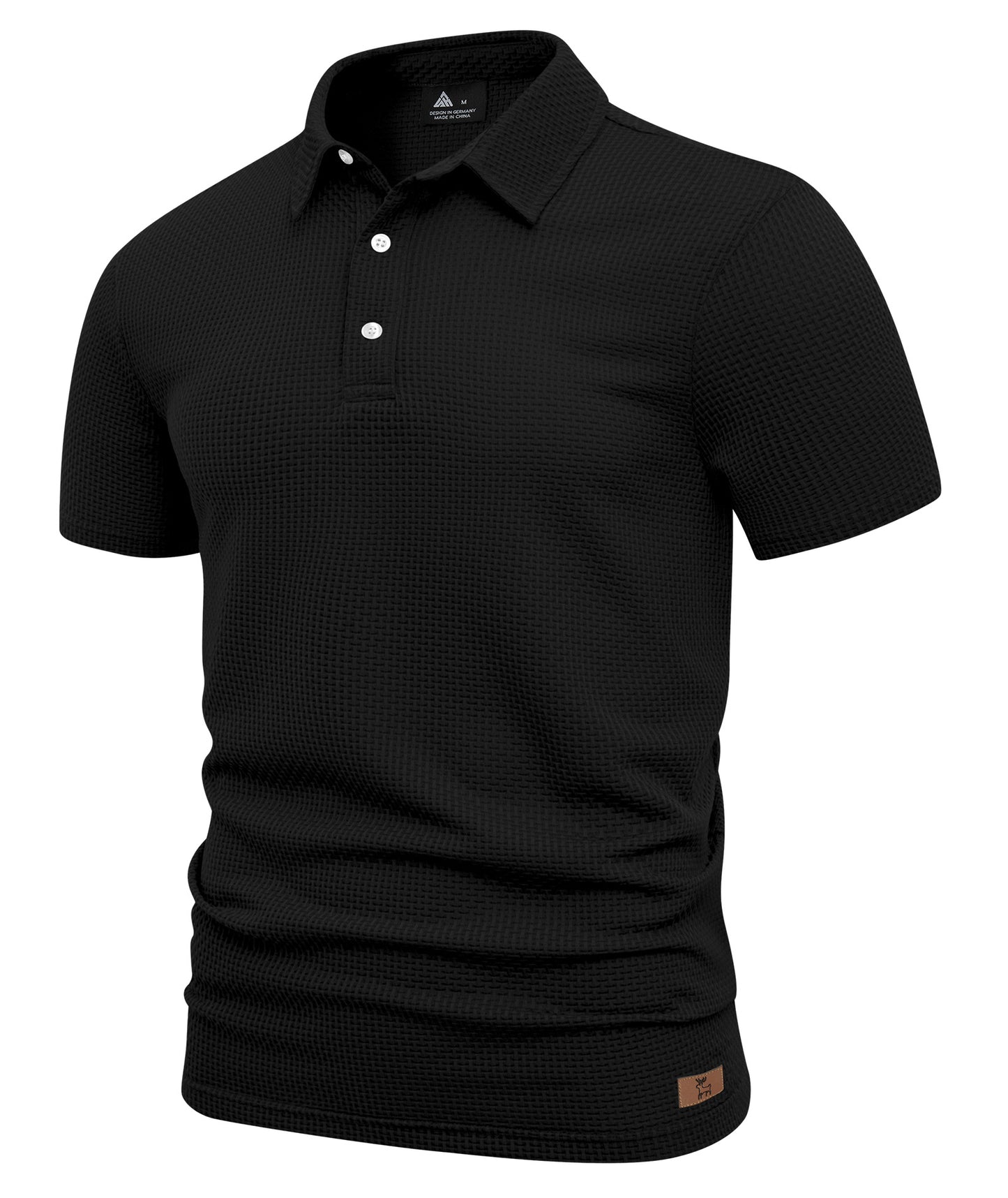 Waffle Knit Performance Polo