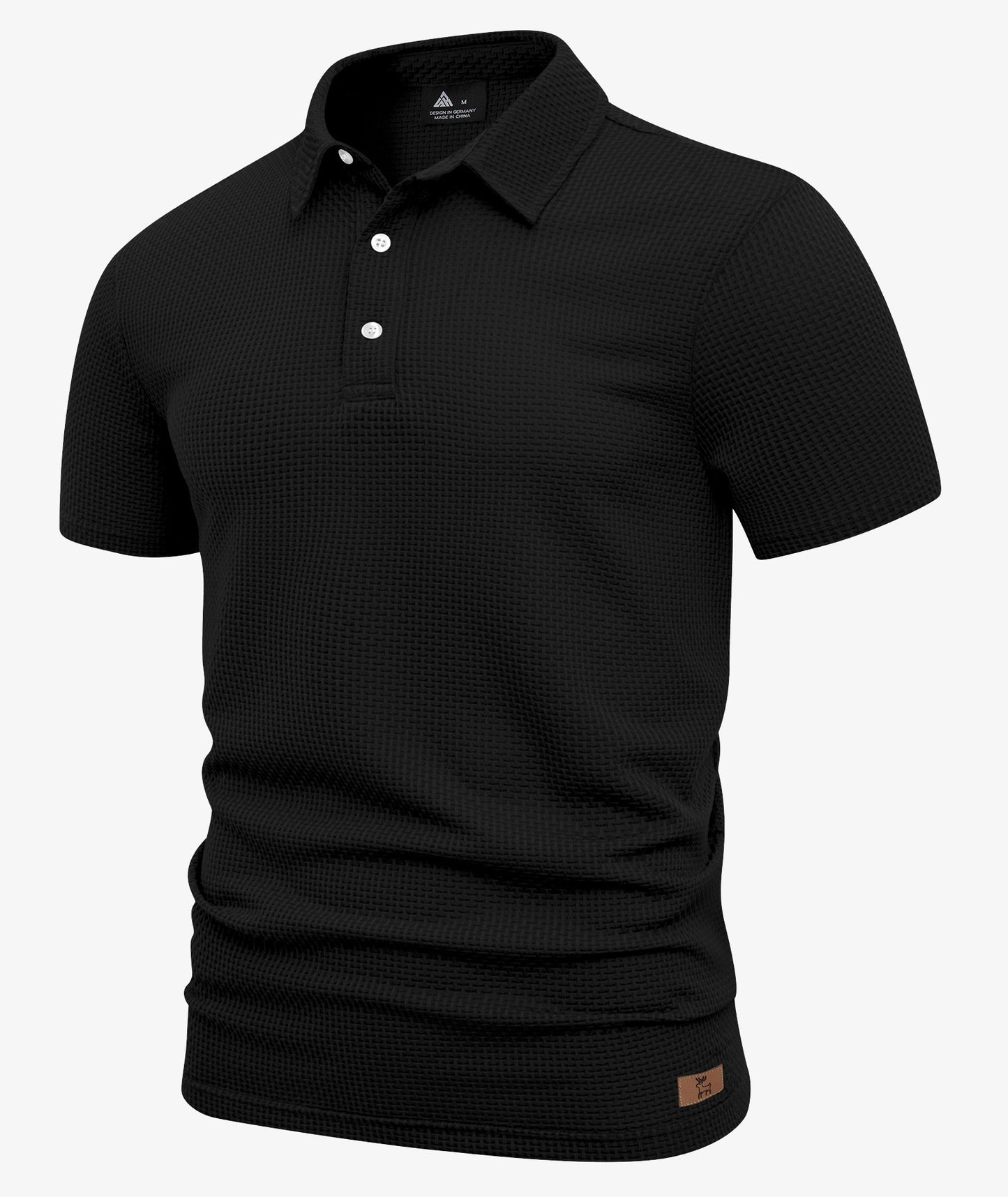 Waffle Knit Performance Polo