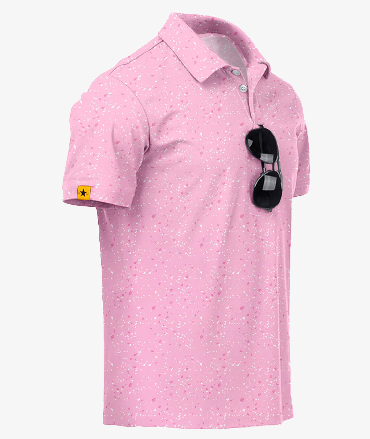 Polo de golf Rosa Stardust