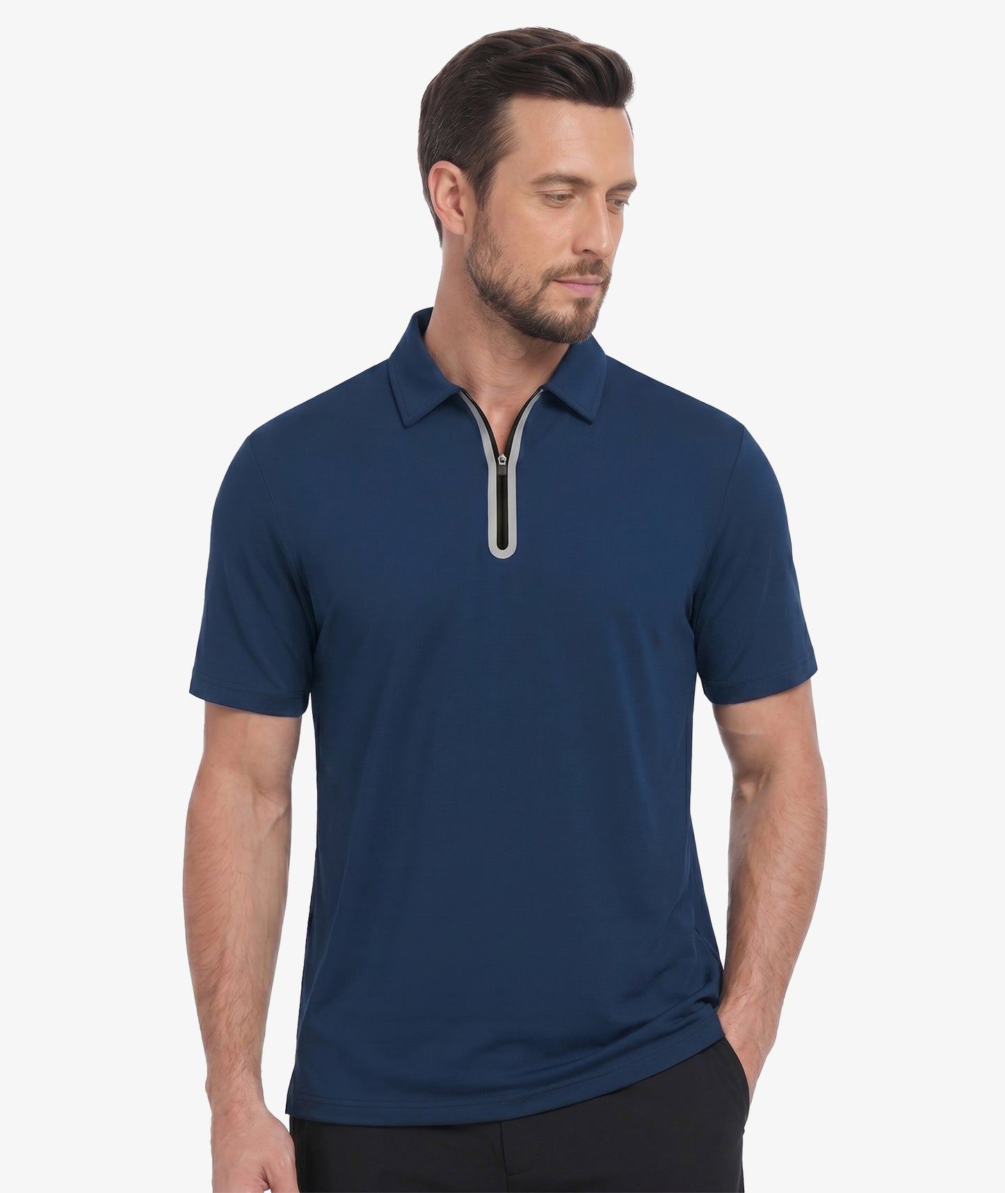 Zip Collar Performance Polo