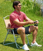 Crimson Flow Golf Polo
