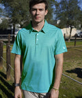 Stripe Performance Golf Polo
