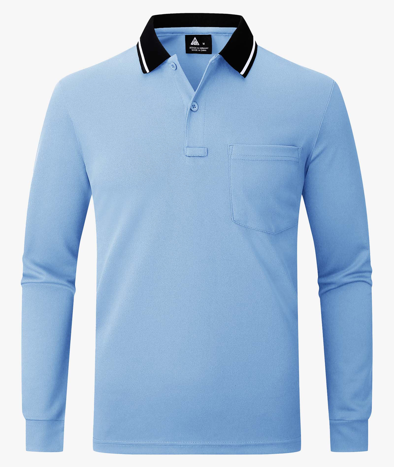 Athletic Long Sleeve Polo Shirt