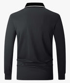 Athletic Long Sleeve Polo Shirt