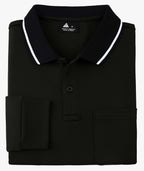 Contrast Collar Long Sleeve Polo