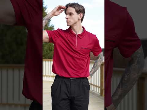 Zip Pocket Performance Polo