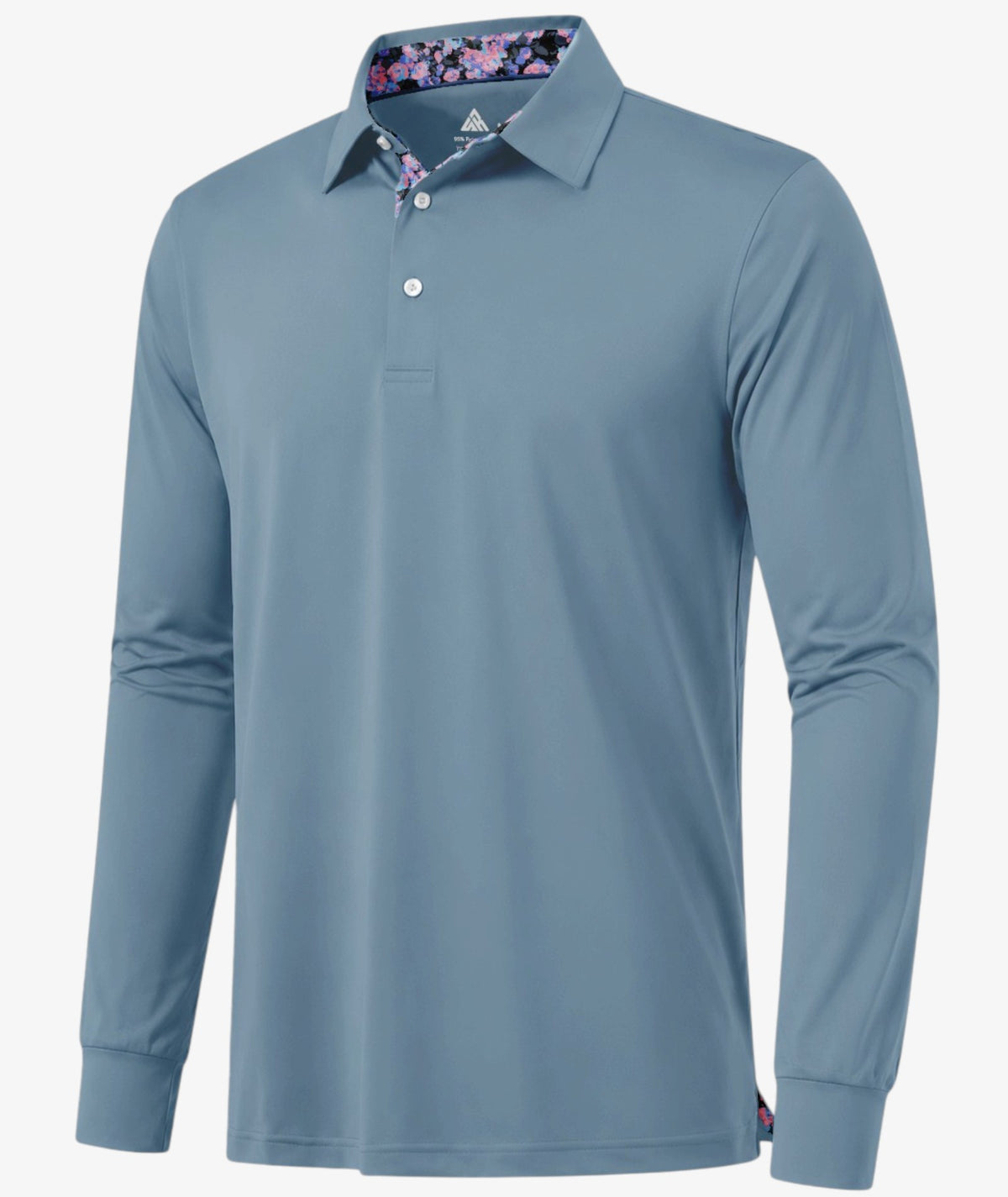 Pink Hydrangea Collar Polo
